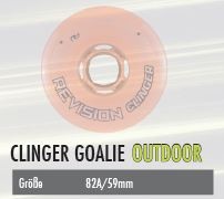 Clinger Outdoor Goalie  Wheel 82A - 59mm
