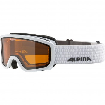 Alpina Skibrille Scarabeo Junior weiss - 7 bis 11 jährig cirka