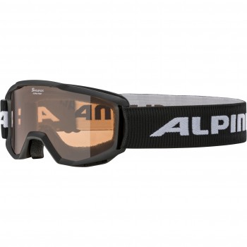 Alpina Skibrille Piney Kids - schwarz - für 4 bis 7 jährig cirka