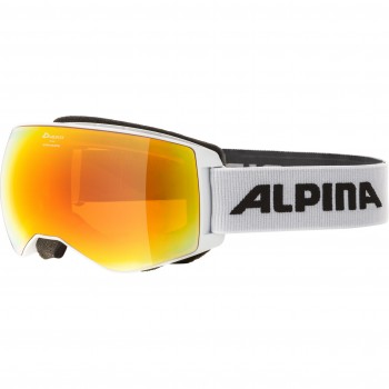 Alpina Skibrille Naator Senior weiss - Kopfumfang 55 - 61cm