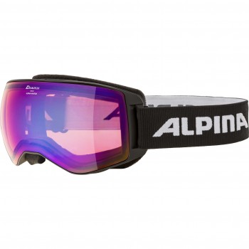 Alpina Skibrille Naator Senior schwarz - Kopfumfang 55 - 61cm