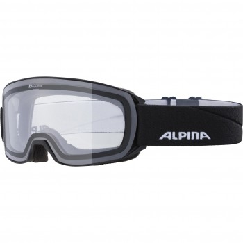 Alpina Skibrille Nakiska schwarz - Senior Kopfumfang 54 - 57cm cirka