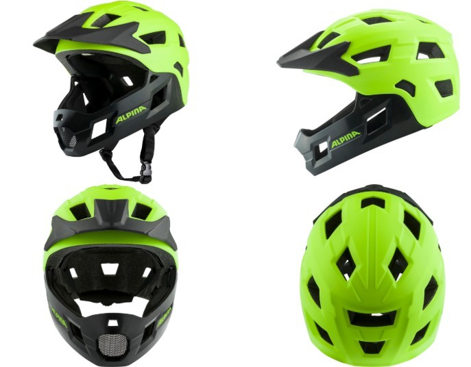 Rupi Bikehelm Kids für Kopfumfang 50 - 55 cm bi visible matt