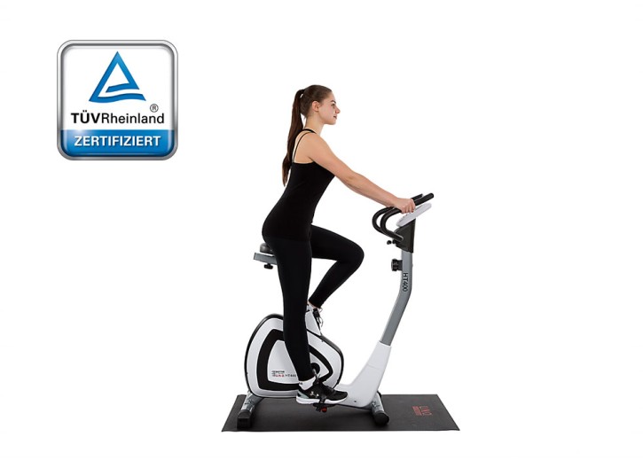 Heimtrainer Motive Fitness HT 400 schwarz - weiss inkl. Schutzmatte