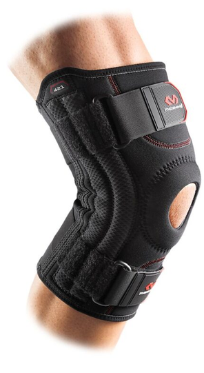 MC David - Shock Doctor Knee Support With Stays - Kniebandagen mit Stabilisationsstäben 421 Grösse M