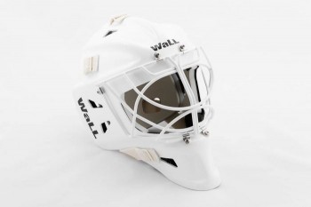 Wall Torhütermaske W12 weiss Grösse L