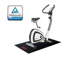 Heimtrainer Motive Fitness HT 400 schwarz - weiss inkl. Schutzmatte